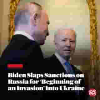 "We’ve cut off Russia’s government from Western financing," Biden said in an address from the White House, speaking of the sanctions against Russian sovereign debt. Hit the link in bio to read the latest.⁠
⁠
📸 Peter Klaunzer/Pool