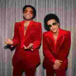 Silk Sonic is celebrating Valentine's Day with a trip to the 80s on their new cover of Con Funk Shun’s classic "Love Train." Hit the link in bio to listen.

📸 John Esparza/Getty