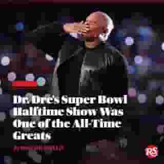 California really does know how to party. Dr. Dre and his dream-team lineup offered a timely reminder of why hip-hop is crucial to the story of American music. Hit the link in bio to read Rob Sheffield's review of this year's halftime show.

📸 @frederic.brown/AFP via Getty