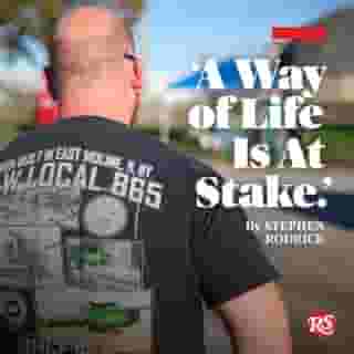 John Deere wouldn't give its workers a fair contract. Their union leadership was scared of what would happen when those workers spoke out. Here, people on the picket lines defy both to tell their stories.⁠
⁠
Tap the link in our bio to read more.⁠ ⁠
⁠
Photo: Getty Images
