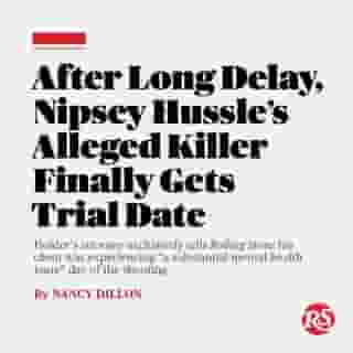 #NipseyHussle’s alleged killer finally has a date for his long-delayed murder trial. Eric R. Holder Jr., the man accused of gunning down the Victory Lap rapper and wounding two others in a brazen daylight ambush more than two years ago, is due to face a jury on January 5th, 2022, a Los Angeles County judge said Wednesday.⁠
⁠
“He’s nervous, but he knows it’s time to get the case moving to trial,” Holder’s latest lawyer, Deputy Public Defender Aaron Jansen, tells Rolling Stone exclusively.⁠
⁠
Jansen says Holder was experiencing “a substantial mental health issue” and was “off his medication” the day of the shooting. He declined to elaborate on any prior mental health diagnosis.⁠
⁠
The high-profile case was repeatedly delayed by the pandemic, the retirement of a judge and the elevation of Holder’s prior lawyer to a judgeship.⁠
⁠
Prosecutors claim Holder, 31, fired at least 10 rounds into Hussle from a black semiautomatic handgun in one hand and a smaller silver revolver in the other, killing the 33-year-old posthumous Grammy winner outside his Marathon clothing store in the heart of South Los Angeles on March 31st, 2019.⁠
⁠
Tap the link in our bio to read more.