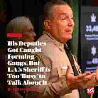 Embattled Los Angeles Sheriff Alex Villanueva is refusing to comply with a subpoena from the county’s Civilian Oversight Commission to answer for alleged abuses of power, claiming he’s too “busy” to appear at a hearing this week. In a letter to the commission, obtained by Rolling Stone, Villanueva offers no legal justification for flouting the commission, insisting only that he’s “booked for the entire day.”⁠
⁠
The COC is seeking to question Villanueva about allegations that LASD has undertaken politically motivated criminal investigations of the sheriff’s critics in local government. The COC is also examining the scandal of alleged violent deputy gangs within LASD, which, according to an official report issued last week, have been actively recruiting on Villanueva’s watch.⁠
⁠
LASD deputy gangs have been accused of misconduct ranging from violent initiation rituals involving beating up inmates in county custody to harassment against fellow deputies, including withholding backup for non-member deputies in harm’s way.⁠
⁠
Tap the link in our bio to read more.⁠
⁠
Photo: Al Seib/Los Angeles Times/Getty Images