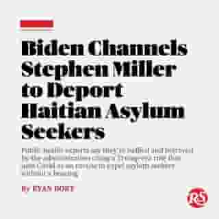President Biden has implored Americans to heed the guidance of public health experts in order to tamp down the spread of Covid-19. But when it comes to deporting desperate refugees attempting to seek asylum at the Southern border, the president’s administration has relied on a discriminatory Trump-era order predicated on pandemic concerns some of these very same experts say are baseless.⁠
⁠
On Sunday, three flights containing over 320 Haitian migrants arrived in Port-au-Prince, part of the Biden administration’s effort to expel the nearly 15,000 migrants who have been camped in the border town of Del Rio, Texas, waiting to seek asylum in the United States. Six more flights are expected to leave for Haiti on Tuesday, and seven are expected to depart daily beginning on Wednesday, according to the Associated Press.⁠
⁠
The law protects the right of refugees to apply for asylum once they are in the United States, but Title 42, a public-health provision the Trump administration implemented in March 2020, allows for their immediate deportation. The provision, reportedly pushed by Trump immigration hawk and virulent racist Stephen Miller, is based on the idea that migrants pose a unique public-health risk as the United States attempts to combat the pandemic.⁠
⁠
“It makes no sense from a public health perspective. It makes no sense at all,” says Dr. Ronald Waldman, president of the human rights group Doctors of the World. “The prohibition for crossing the border has been applied selectively to asylum seekers, but students are allowed to cross the border, business people are allowed to cross the border, there’s a lot of people crossing the border. It’s a laughable line of reasoning. We’re in the middle of a pandemic. We’re trying to convince people of the importance of public health and to listen to the advice and recommendations of public health authorities. It’s making a mockery of public health.”⁠
⁠
Tap the link in bio to read more.⁠
⁠
Photo: John Moore/Getty Images