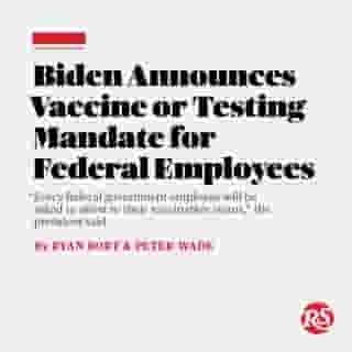 President Biden announced on Thursday that he will require all federal employees and contractors to either attest that they were vaccinated against Covid-19, or submit to a variety of preventative protocols including regular testing, mask wearing, and social distancing.⁠
⁠
“Every federal government employee will be asked to attest to their vaccination status,” Biden said. “Anyone who doesn’t attest or isn’t vaccinated is required to mask—no matter where they work—test one or two times a week, social distance and generally will not be able to travel for work.”⁠
⁠
Biden also said similar standards will apply to federal contractors. The president is also asking the Department of Defense to add the Covid-19 vaccination to the list of vaccinations troops are mandated to receive. And earlier this week, the Department of Veteran Affairs began requiring health care providers and personnel to be fully vaccinated.⁠
⁠
“The administration will encourage employers across the private sector to follow this strong model,” the White House said in a fact sheet released ahead of Biden’s Thursday remarks.⁠
⁠
“Every day more businesses are implementing their own vaccine mandates. And the Justice Department has made it clear that it is legal to require Covid-19 vaccines,” Biden said. “We all want our lives to get back to normal. And fully vaccinated workplaces will make that happen more quickly and more successfully.”⁠
⁠
The announcements come as the highly contagious Delta variant of Covid-19 sweeps the nation, causing a spike in cases at a time when many believed the pandemic to be nearing its end. It’s not, and on Wednesday the World Health Organization announced that the United States registered more cases in the past week than any other nation.⁠
⁠
Tap the link in our bio to read more.