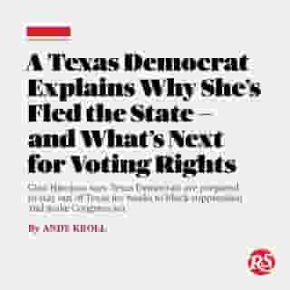 About a month ago, a group of Democratic politicians from Texas fled their state in a last-ditch move to stop a voter-suppression bill. They came to Washington, D.C., to plead for help from Congress to protect the right to the vote. On one of their final days in Washington, they met with Vice President Kamala Harris. As Gina Hinojosa, one of the Texas Democratic representatives, remembers it, Harris left them with a message. “I know you’re tired, but you can’t stop,” she said. “You’re leaders now in this fight for voting rights.”⁠
⁠
On Monday, Texas Democrats resorted to their walk-out strategy again. The Texas legislature was in the opening days of a special session called, in part, to pass the voting legislation that Gov. Greg Abbott and his Republican allies failed to enact earlier this summer. The new bill seeks to empower partisan poll watchers to operate inside voting locations; another would ban local election officials from delivering mail-in ballot applications — not ballots themselves, the application to receive a ballot — to all eligible voters. These efforts are just one piece of a nationwide wave of bills that seek to restrict access to mail-in voting, early voting, and other means of voting used by traditionally Democratic constituencies like minorities and young people.⁠
⁠
Gina Hinojosa is one of the Texas Democratic legislators who left her home state to thwart the Republican voting-restriction bills. She represents Austin in the state House of Representatives. Hinojosa says she and her colleagues took Vice President Harris’ words to heart after their first bolt to Washington, a maneuver that killed the previous version of the GOP voting bill albeit temporarily.⁠
⁠
In an interview with Rolling Stone on Tuesday afternoon, Hinojosa talked about this latest escape from Texas, how long she and her colleagues plan to hold out, and which legislators they’re aiming to lobby while in the nation’s capital.⁠
⁠
Tap the link in our bio to read more.⁠
⁠
Photo: Jay Godwin/LBJ Library