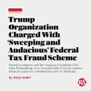 The Trump Organization and Trump Organization Chief Financial Officer Allen Weisselberg have been charged with 15 counts of various financial crimes, including federal tax fraud, falsifying business records, grand larceny, and scheme conspiracy.⁠
⁠
In the indictment, which was unsealed Thursday afternoon in a Manhattan court, prosecutors describe a 15-year scheme to provide tax-free benefits to top executives, including Weisselberg, who is alleged to have skirted paying over $1.7 million in taxes. “To put it bluntly, this was a sweeping and audacious illegal payments scheme,” Carey Dunne, general counsel for the Manhattan DA, said in court.⁠
⁠
Weisselberg surrendered himself to the Manhattan district attorney’s office Thursday morning. Hours later, he was led into court in handcuffs.⁠
⁠
Weisselberg pleaded not guilty to the charges, and his lawyers, Mary Mulligan and Bryan Skarlatos, said in a statement that he intends to “fight these charges in court.” Weisselberg was released after the hearing, but had to turn over his passport, as prosecutors deemed him a “flight risk.”⁠
⁠
The Trump Organization, too, pleaded not guilty. “The district attorney is bringing a criminal prosecution involving employee benefits that neither the I.R.S. or any other district attorney would ever think of bringing,” the company said in a statement. “This is not justice; this is politics.”⁠
⁠
Regardless of the Trump’s Organization’s objections, the indictment paints a damning picture of how the company carried out a complex scheme to conceal benefits provided to top executives. “The purpose of the scheme was to compensate Weisselberg and other Trump Organization executives in a manner that was ‘off the books’: the beneficiaries of the scheme received substantial portions of their income through indirect and disguised means, with compensation that was unreported,” the indictment read.⁠
⁠
Tap the link in our bio to read more.