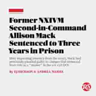 Allison Mack, the former star of the CW’s 'Smallville,' was sentenced on Wednesday to three years in prison, as well as a $20,000 fine. In April 2019, she pleaded guilty to charges of racketeering and racketeering conspiracy related to her role in NXIVM, the Albany-based self-improvement group and multi-level marketing organization commonly referred to in the media as a “sex cult.”⁠
⁠
As the second-in-command of Keith Raniere, the enigmatic leader of NXIVM, Mack is alleged to have recruited young women to serve as her “slaves” as a “master” in the secret society DOS, a subset of NXIVM. Mack and other DOS “masters” told recruits the group was a self-improvement and “empowerment” organization, as former DOS members testified in court in 2019.⁠
⁠
Mack was arrested in Brooklyn in 2018 on charges of sex trafficking, sex trafficking conspiracy, and forced labor conspiracy related to her time in NXIVM. Earlier this spring, Raniere was sentenced to 120 years in prison for sex trafficking and other crimes. Raniere was also ordered by the judge to pay a $1.75 million fine.⁠
⁠
This story is developing.⁠
⁠
Tap the link in our bio to read more.