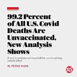 This week CDC Director Dr. Rochelle Walensky said adult deaths from Covid-19 are “at this point entirely preventable” due to the effectiveness of vaccines. And a new analysis from the AP confirms what Walensky said.⁠
⁠
According to the analysis of government data from May, released on Thursday, out of the 18,000 Covid-19 deaths during the month, approximately 150 were fully vaccinated people. That comes out to 0.8 percent, or an average of five deaths per day out of more than 200 average daily deaths. At the height of the pandemic in January of this year, average daily deaths were above 3,400 per day. Additionally, fully vaccinated people accounted for fewer than 1,200 of more than 853,000 hospitalized with the virus (0.1 percent).⁠
⁠
According to CDC data, around 63 percent of eligible Americans have gotten at least one dose of a vaccine. But completing both rounds of two-dose vaccines like Pfizer-BioNTech and Moderna is crucial to have the best protection against Covid-19, especially with the new variants that are spreading.⁠
⁠
Tap the link in our bio to read more.