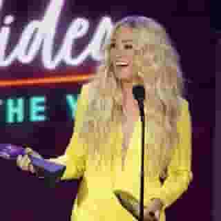 The CMT Music Awards recognized country’s best videos and artists on Wednesday night. Ahead of the show’s broadcast, the Video of the Year category was narrowed down to four contenders: Carrie Underwood and John Legend’s “Hallelujah”; Kane Brown’s “Worldwide Beautiful”; Keith Urban and Pink’s “One Too Many”; and Kelsea Ballerini’s “Hole in the Bottle.” At the end of the show, Underwood and Legend’s collaboration “Hallelujah” was named Video of the Year, marking Legend’s first CMT Music Awards win. Elsewhere on the show, co-host Kane Brown took home a pair of awards, including Male Video of the Year for “Worship You,” while Gabby Barrett took Female Video of the Year for “The Good Ones.”⁠
⁠
Tap the link in our bio for the complete winner's list.⁠
⁠
Photo: AP Photo/Mark Humphrey