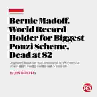 Disgraced financier Bernie Madoff, who carried out the largest Ponzi scheme in history, died Wednesday, April 14th, at the Federal Medical Center in Butner, North Carolina. He was 82.⁠
⁠
The Federal Correctional Institution Butner Medium, where Madoff was incarcerated, confirmed his death. According to 'The Associated Press,' a source said Madoff died of natural causes. As 'The New York Times' notes, Madoff was reportedly suffering from kidney disease and had requested an early release from prison last year after being admitted to palliative care.⁠
⁠
Originally known as a self-made financial wiz, Madoff was one of Wall Street’s biggest players for decades. He helped launched Nasdaq, the first electronic stock exchange, and served as its chairman. As the head of his investment firm, Bernard L. Madoff Investment Securities, he cultivated a client list that included a variety of banks and charities around the world, pension funds, individuals, retirees, and even celebrities like Kevin Bacon and Steven Spielberg.⁠
⁠
Madoff was arrested on December 11th, 2008, and charged with securities fraud. His firm’s statements at that time stated there was about $65 billion in its accounts, although most of that wasn’t real. As a result, retirement funds and savings accounts were decimated, and Madoff became one of the great villains of the Great Recession (he reportedly even started wearing a bulletproof vest to court).⁠
⁠
Madoff pleaded guilty to securities fraud and other charges in March 2009, and he was ultimately sentenced to 150 years in prison.⁠
⁠
Tap the link in bio to read more.