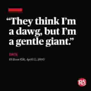 Touré on DMX, from his 2000 Rolling Stone cover story:  "He raps in the roughest and grimiest voice in hip-hop, the sound of gravel hitting the grave."⁠
⁠
Tap the link in bio to read more.⁠
⁠
Cover photo: Albert Watson⁠
⁠
#RIPDMX