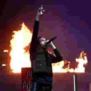 @lilbaby performed “The Bigger Picture” at the 2021 #Grammys and made a powerful statement about police brutality. ⁠
⁠
Tap the link in bio to watch Lil Baby's performance.⁠
⁠
Photo by Kevin Winter/Getty Images for The Recording Academy