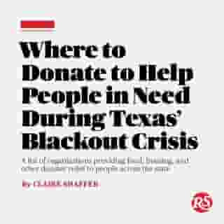 Texas is currently facing an unprecedented blackout crisis, leaving nearly three million people without electricity during the state’s biggest ice storm in years.⁠
⁠
Boil water notices have been issued to residents of Houston and Austin, warning them to heat their water due to possible contamination from broken pipes, low water pressure, and offline treatment plants. ⁠
⁠
Without access to power, and with roads across the state blocked off due to snow, Texans are relying on local assistance and help from their neighbors now more than ever. ⁠
⁠
Here are five mutual aid groups in Texas that are assisting in the ongoing blackout relief — and that are currently accepting donations.⁠
⁠
Tap the link in bio for more info.