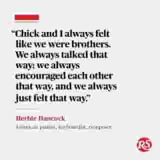 In a different field, Herbie Hancock and Chick Corea could have been rivals. Born just a year apart, the pianists both hit the New York jazz scene in the early Sixties, and by the end of the decade, they’d grown into two of the genre’s brightest young talents — and two of the musicians best equipped to lead the way into the plugged-in fusion era. But even after Corea replaced Hancock in Miles Davis’ live band in 1968, the pair developed a close working relationship — and equally strong friendship — that would endure for the next 50-plus years, until Corea’s death from cancer last week.⁠
⁠
In a new interview, Herbie Hancock remembers Chick Corea, his friend and collaborator of more than 50 years. "As soon as he touched the keys, a light would go on somewhere inside my being," Hancock says.⁠
⁠
Tap the link in bio to read more.⁠
⁠
Photo: Laurent Gillieron/Keystone/AP