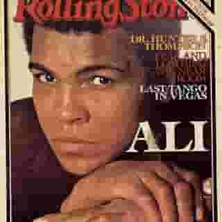 Muhammad Ali on the cover of Rolling Stone, May 4th, 1978.⁠
⁠
Tap the link in bio to revisit the story. Photo by Annie Leibovitz.⁠
⁠
Every Monday throughout Black History Month, we're sharing iconic covers from our archives.⁠ #RSBlackHistory