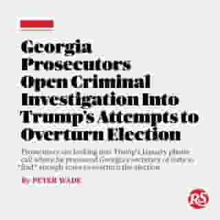 Prosecutors in Fulton County, Georgia, have opened a criminal investigation into Trump’s January phone call to Georgia Secretary of State Brad Raffensperger, the New York Times first reported on Wednesday.⁠
⁠
During the call, the former president can be heard pressuring state officials to “find” enough votes to help him overturn his election loss to Joe Biden. According to the Times, District Attorney Fani Willis sent a letter to Raffensperger and other state officials, including the Republican Governor Brian Kemp, directing them to preserve documents related to “an investigation into attempts to influence the administration of the 2020 Georgia General Election.”⁠
⁠
Tap the link in bio to read more.