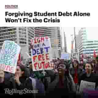 Joe Biden says he supports canceling $10,000 in federal student debt through legislation, while congressional progressives like Rep. Pramila Jayapal (D-Wash.) say they want five times that amount wiped out right away, by executive order. The New York Times says the $10K-versus-$50K debate will be “one of the first tests of [Biden’s] relationship with the liberal wing of his party.”⁠
⁠
If that’s the big question left to answer, it bodes poorly for solving the student-loan crisis, since wiping out a little or even a lot of debt won’t fix an inherently predatory system. This would be unsurprising, since political attention to this issue almost always involves one-time fixes that leave underlying causes untouched.⁠
⁠
Tap the link in bio to read more.⁠
⁠
Photo: Clem Murray/Philadelphia Inquirer/TNS/Newscom/MEGA