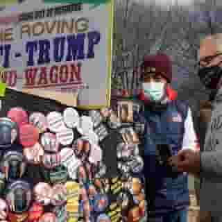 "This was my third presidential inauguration I’ve covered over my career, and it was so dramatically different it’s hard to describe in words," photographer Ed Kashi explains.⁠
⁠
See what he captured outside the perimeter of the main events at the link in our bio. ⁠
⁠
Photo by @edkashi⁠
⁠
