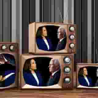 Will Kamala Harris take Mike Pence to task for the White House Covid-19 outbreak? Click the link in our bio for what you need to know about tonight’s vice presidential debate. Photo Illustration by@photoeditorjoe. Photographs in illustration: Harris: Carolyn Kaster; Pence: Brynn Anderson/AP Images; TVs:Tiridifilm/Getty Images