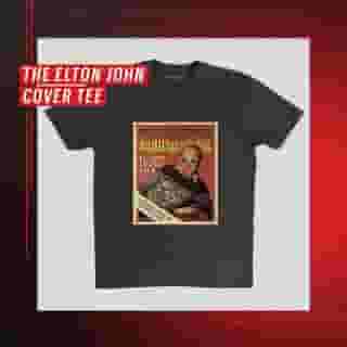 Posing for the magazine in his signature specs and kitted-out sweater, Elton John addressed his sexuality for the first time in the accompanying interview to this 1976 cover. Purchase the tee at the link in our bio. #RollingStoneShop