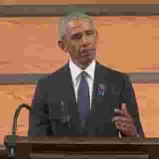 President Barack Obama gave the eulogy at John Lewis’s funeral today. During the first half of the 40-minute speech, the former president spoke emotionally about the life and career of the civil rights icon. But in the latter portion of the eulogy, Obama spoke to some of what is currently ailing America — specifically the unjust way peaceful protesters are being treated by the federal government and the ongoing voter suppression efforts by President Trump and Republicans. See the full speech at the link in our bio. 
