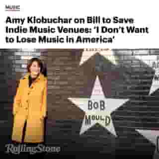 In an exclusive op-ed, Senator Amy Klobuchar explains why she co-introduced the Save our Stages bill to help struggling independent music venues amid the pandemic. Tap the link in our bio to read more. Photograph by @ackermangruber