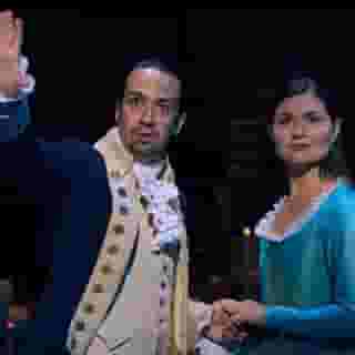 No, the makers of the 'Hamilton' performance film on Disney+ didn't throw away their shot, says Peter Travers — it's a peerless stage-to-film transfer. Click the link in our bio for Travers’ review and for Alan Sepinwall’s essay on why we needed the movie now more than ever. Photograph courtesy of Disney+