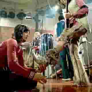 Bill Wyman’s new book ‘Stones From the Inside’ documents his life with the band from the Sixties through the Eighties. Click the link in our bio to see more behind-the-scenes photos from the bassist’s personal archive. Photograph by Bill Wyman