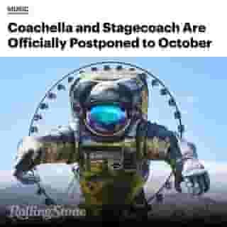 Organizers are postponing the 2020 Coachella Music and Arts Festival and its sister festival Stagecoach to new dates in October, as COVID-19 continues to spread across California and the globe. Click the link in our bio to learn more. 
