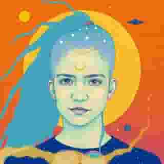 @grimes watches the world burn on her new album ‘Miss Anthropocene.’ Tap the link in our bio to read our review. Illustration by Natalie Foss