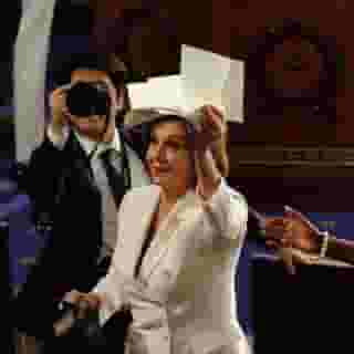 Nancy Pelosi made a bold move when she ripped up Trump’s speech at the State of the Union address. Tap the link in our bio to see what Trevor Noah, Stephen Colbert and more had to say about last night. Photograph courtesy of Shutterstock