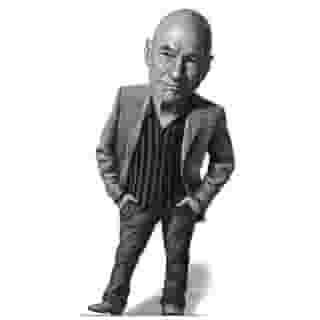 In our Last Word interview with Patrick Stewart, we asked the actor to look back on his career, to share some life advice and reflect on why he was willing to take on a character he’d seemed to have left behind long ago. “The fact is, 18 years have passed since I last put on Captain Picard’s uniform,” he told us. “And the world we’re living in is a different place.” Tap the link in our bio to read the entire interview. Illustration by Mark Summers