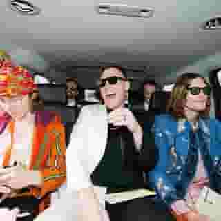 "We followed @cagetheelephant on their way to the 2020 #GRAMMYs. Tap the link in our bio to see more photos. Photograph by @danieltopete."