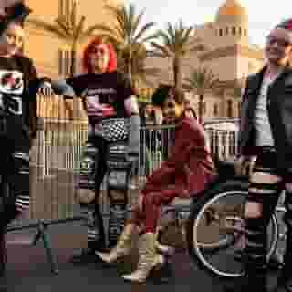 Last week, My Chemical Romance played their first show in six years in Los Angeles — and fans were there in their funereal best. Click the link in our bio to see the best, most grimly fiendish looks rocked by the faithful crowd. Photograph by @jessierocks