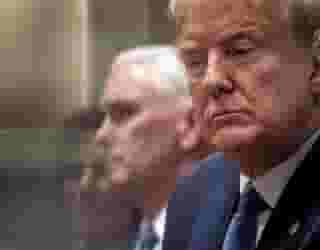 The House of Representatives impeached a sitting president for just the third time in American history, charging Trump with the high crimes of abusing his power to pressure Ukraine to interfere in the 2020 election and of obstructing Congress’ efforts to investigate his international shakedown. Link in bio to learn more. Photograph by Drew Angerer/Getty Images