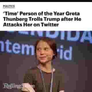 Greta Thunberg, having demonstrated she’s better at climate science than the president is, proves she’s also better at Twitter. Link in bio to see her clap back.