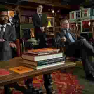 'Knives Out,' Rian Johnson's updated take on the whodunit, is star-studded, twisty, and devilishly fun. Link in bio for Peter Travers' review of the film. Photograph by Claire Folger/Lionsgate