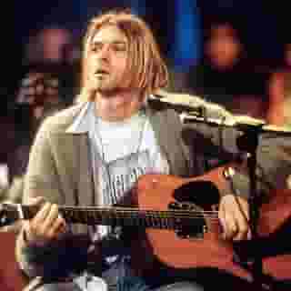 25 years ago, what is now the world's most expensive cardigan was wrapped around Kurt Cobain during Nirvana's ‘MTV Unplugged’ performance. Tap the link in our bio to read about the six-decade odyssey of the sweater. Photograph by Frank Micelotta/Getty Images