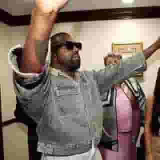 Last night, Kanye West brought 'Jesus Is King: A Kanye West Experience,' his impromptu album-plus documentary premiere event, to New York. Tap the link in our bio for everything we know about his ninth studio album after its third public unveiling. Photograph by Johnny Nunez/WireImage