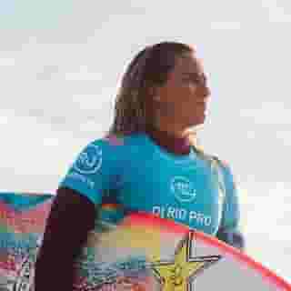 When Courtney Conlogue is not on her board, the Santa Ana, California, native gravitates toward nature — often with music in her head. From Banks' "Begging for Thread" to Elvis Presley’s "Blue Suede Shoes," click the link in our bio for 15 tunes that define the pro surfer's life.