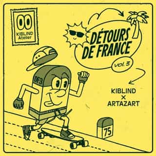 𝗞𝗜𝗕𝗟𝗜𝗡𝗗 𝗫 𝗔𝗥𝗧𝗔𝗭𝗔𝗥𝗧 - 𝗗𝗘́𝗧𝗢𝗨𝗥𝗦 𝗗𝗘 𝗙𝗥𝗔𝗡𝗖𝗘 𝗩𝗢𝗟.𝟯 

🛹 For the third year in a row, we are going on a road trip around France with @librairieartazart and @carl_artazart , asking 12 international illustrators to draw 12 must-see places of our dear country. The collection of 12 riso posters printed at @kiblind_atelier will be first exhibited at Artazart in Paris on Thursday, July 1st. See you there, 6:30 pm 🌞

..................................................................................

🛹 Pour la troisième année consécutive, nous partons en vadrouille sur les routes de France avec la @librairieartazart et @carl_artazart en demandant à 12 illustrateur.rices internationaux.ales de dessiner à leur manière 12 lieux incontournables de notre cher pays. 

🎒 @beya_rebai, @helobirdie_art, @claradebray, @leoniebosss, @jean_dalin, @antoinecosse, @bamboulino_paris, @lisamouchet, @juliettenicot, @teotransinne, @antoinemaillardcomics, @yu__dam 

🗺 Le fruit de ce voyage prend la forme d’une collection de 12 affiches imprimées en risographie chez @kiblind_atelier et exposée en avant-première à la Librairie Artazart.

🌞 Le vernissage de la collection aura lieu le jeudi 1er juillet à partir de 18h30 chez Artazart (Paris 10ème), on s'y voit ?

#detoursdefrance #roadtrip #roadtripillustre #france #voyageenfrance #affiche #poster #tourdefrance #illustration #vernissage #artazart #kiblindatelier  #mustseeplaces