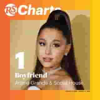 Ariana Grande and Social House’s new collaboration “Boyfriend” debuted at Number One on our Top 100. Fans streamed “Boyfriend” over 18 million times, and the track also earned more than 31,000 downloads. Learn more at the link in our bio.