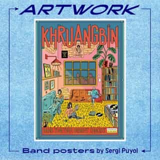 👌 The spanish illustrator and comics author @sergipuyol knows how to draw cool posters artworks, as he did for @khruangbin, Calvin Johnson & Lassie. The strength of the primary color palette used, the clear line, the variety of textures and the importance of typography: this is what makes Sergi's illustrations so great. He answered a few questions for us on Kiblind.com

............................................................................

👌 Faire des artworks cool pour des posters, l'illustrateur et auteur de BD @sergipuyol sait faire. En atteste ces posters réalisés pour les concerts de @khruangbin, Calvin Johnson & Lassie ✨ La force de la palette de couleurs primaires utilisée, la ligne claire, la variété des textures et l’importance de la typographie : voilà ce qui fait des illustrations de Sergi des délices visuels. On vous parle de son travail, en parallèle d'une mini-interview, sur Kiblind.com (lien dans la bio)

#poster #posterartwork #bd #bandedessinee #artwork #khruangbin #lassie #chicosraros #calvinjohnson #bandposter #gigposter #sergipuyol #apaapacomics