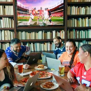 HUDDLE UP, FOOTBALL FANS | Dominate your fantasy league and host a winning draft at Tap & Barrel. Strategize for victory at any one of our spacious locations with A/V capabilities for your draft day.⁠
⁠
Score your booking by filling out the form using the link in our bio and be sure to note the reason for your booking (ie. Fantasy Draft). Let the rivalry begin! ⁠
⁠
#FantasyFootballDraft #NFLSeason #DraftDayExcitement