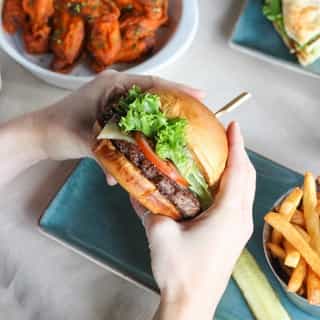 BEAUTY IS IN THE HAND OF THE BURGER HOLDER | We're honoured to announce that Tap & Barrel Shipyards has been voted "Best Burgers in the City of North Vancouver" chosen by locals in an online poll.⁠
⁠
We're pretty excited about that because great burgers are kind of our thing 😉.⁠
⁠
Check out the full article using the link in our bio.