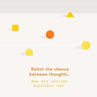 Sometimes the greatest teacher is silence. Introducing Pro courses 7 and 8, unguided meditations to help you dive deeper into your practice. Link in bio to learn more.