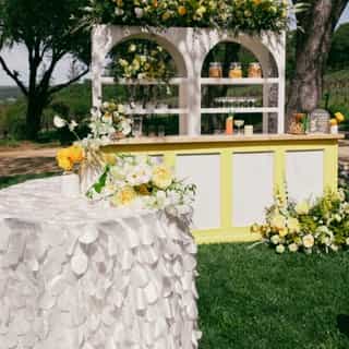 Summer is coming to an end and we aren't ready to say goodbye to these summer wedding looks just yet.... ⁠
⁠

Design, Styling, and Coordinator:  @barnswallowrentals 
Venue:  @davidgirardwinery⁠
Photographer:  @katherinekrakowski⁠
Videographer:  @stillwaterweddingfilms⁠
Content Creator:  @confetticreator 
Styling and Floral Designer:  @elissadunnfloralstudio ⁠
Wholesale Flowers: @jdwholesale⁠
Cake Designer: @spilledmilk_co⁠
Charcuterie Cart:  @glamcuterie⁠
Signature Cocktails:  @aboveandbeyond.hospitality⁠
Hair and Makeup Artist:  @personifybridal⁠
Gowns: @aebridal  @bluepearlbridal⁠
Shoes:  @dsw⁠
Suits:  @tuxedodenca⁠
Jewelry and Accessories:  @adorabysimona  @arieltaub_accessories  @azaziebridal  @azazieofficial  @macys  @macysroseville  @_rubynoir_⁠
Rentals:  @barnswallowrentals⁠
Linens:  @creativecoverings⁠
Paperie and Signage:  @spilledinkcalligraphy⁠
Real Couple Models:  @mari_guacamole & Isaac⁠
Publication: @realweddingsmag�⁠
⁠
⁠
#creativecoverings #linenrentals #summerwedding #outdoorwedding #yellowedding #weddingcake #weddinginspo #realweddingsmagazine #weddingideas #weddingtable #bridal