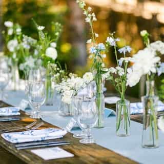 Don't these indigo bloom napkins look beautiful with this ice blue plush velvet runner? 🤍💙

The classic white and blue color scheme against the dark oak table is so magical. ✨

Are you looking for something as classic and gorgeous as this? 💭 

Let us know what you think in the comments. If you want to learn more about our linens and coverings, click the link in our bio.

Florals: @bandbdesigns_brandiechisholm
Planning & Design: @cloudnineeventco
Photos: @elsaboscarello
Venue: @westshorecafe
Linen: @creativecoverings