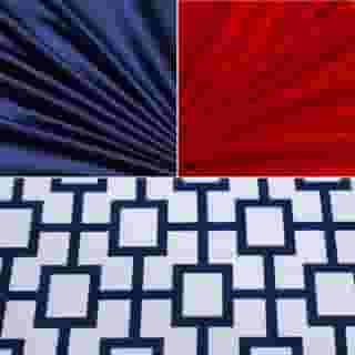 Make this 4th of July unique! Step out of your comfort zone to pick unexpected combinations and bring your patriotic design to life. Our wide range of colors, patterns and styles allow you to create any look you desire from traditional stars to high end sequins!⁠
⁠
👉 Storm Navy Lamour, Red Crush, Indigo Piazza⁠
👉👉 White Voile, Scarlet Lamour, Denim Linnea⁠
👉👉👉White Dupioni, Red Stars, Blue Check