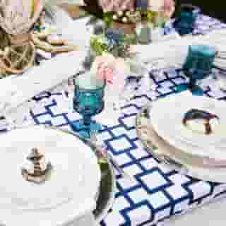 Never get enough of this adorable nautical table set up! The crisp blue and white linens with all the nautical details are amazing! ⚓⁠
⁠
Linen | Indigo Piazza⁠
⁠
Coordination | The Hytch @thehytch⁠
Photography | Blanca & Brandon Photography @blancaandbrandonphotography⁠
Styling & Florals | Buds and Blooms @budsandbloomsreno⁠
Decorated Cookies | Lacey at The Cactus Cookery @thecactuscookery⁠
Vintage Plates & Goblets | Reno Tahoe Vintage Rentals @renotahoevintagerentals⁠
Chairs | Camelot Party Rentals @camelotpartyrentals